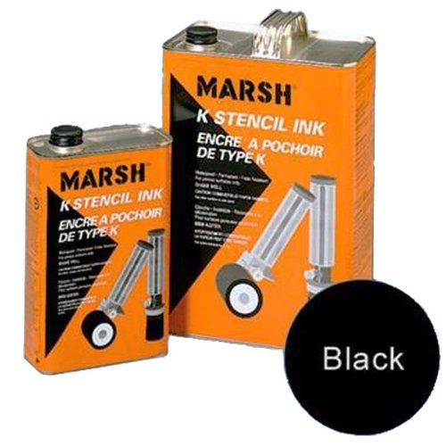 Marsh K Stencil Ink, Gallon Of Black (B007V554CG) Amazon price