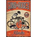 Poeni FlowerBeads Easy Painter Rock Band Poster Metal Tin Signs Retro Wall Stickers for Bar Pub Cafe Decoration Art Plaque 20x30cm