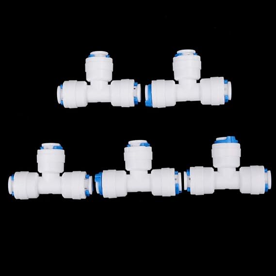 Pipe Fitting 1/4" Male 1/4" Tube OD Hose Type T Qucik Connection RO