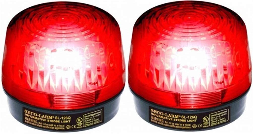 Seco-Larm SL-126Q/R Red Strobe Light
