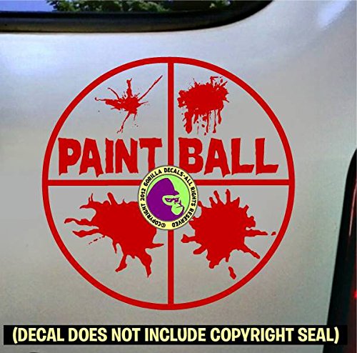 PAINTBALL Vinyl Decal Sticker D