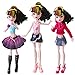 UCanaan Doll Clothes and Accessories for Monster high Dolls Includes 10 Sets Handmade Clothes