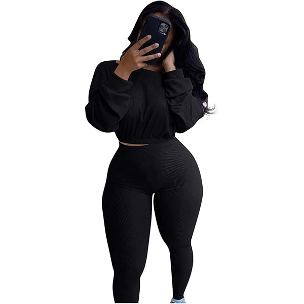 Amazon.com: Kaximil Women's Workout Tracksuit 2 Piece Outfits Long