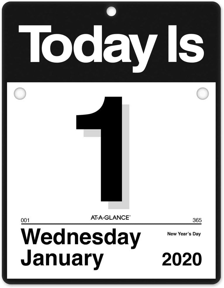 Best at-a-glance desk calendar and base 2019