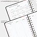 2020 Planner - Weekly & Monthly Planner with Tabs, Floral Cover with Twin-Wire Binding, 6.30