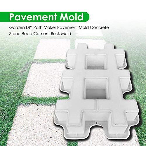 Walk Maker Reusable Concrete Path Maker Molds Garden DIY Path Maker Pavement Mold Concrete Stone Road Cement Brick Mold - Thumbnail 4