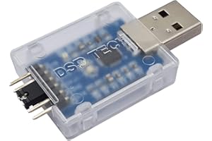 DSD TECH USB to TTL Serial Converter CP2102 with 4 PIN Dupont Cable Compatible with Windows 7,8,10,Linux,Mac OSX
