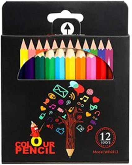 Leoie Crayons De Couleur En Bois Pour école Bureau