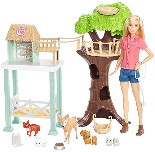 6 Barbie+Animal+Rescuer+Doll+Playset