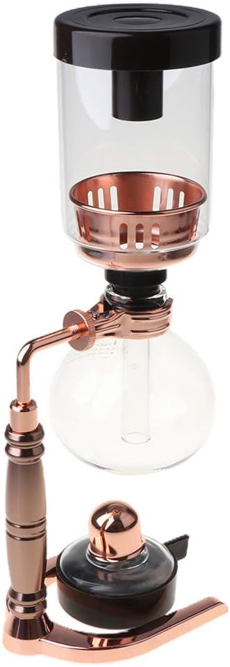 HELYZQ Siphon Tea Sifão Pot Vacuum Coffeemaker Tipo de filtro de máquina de café 