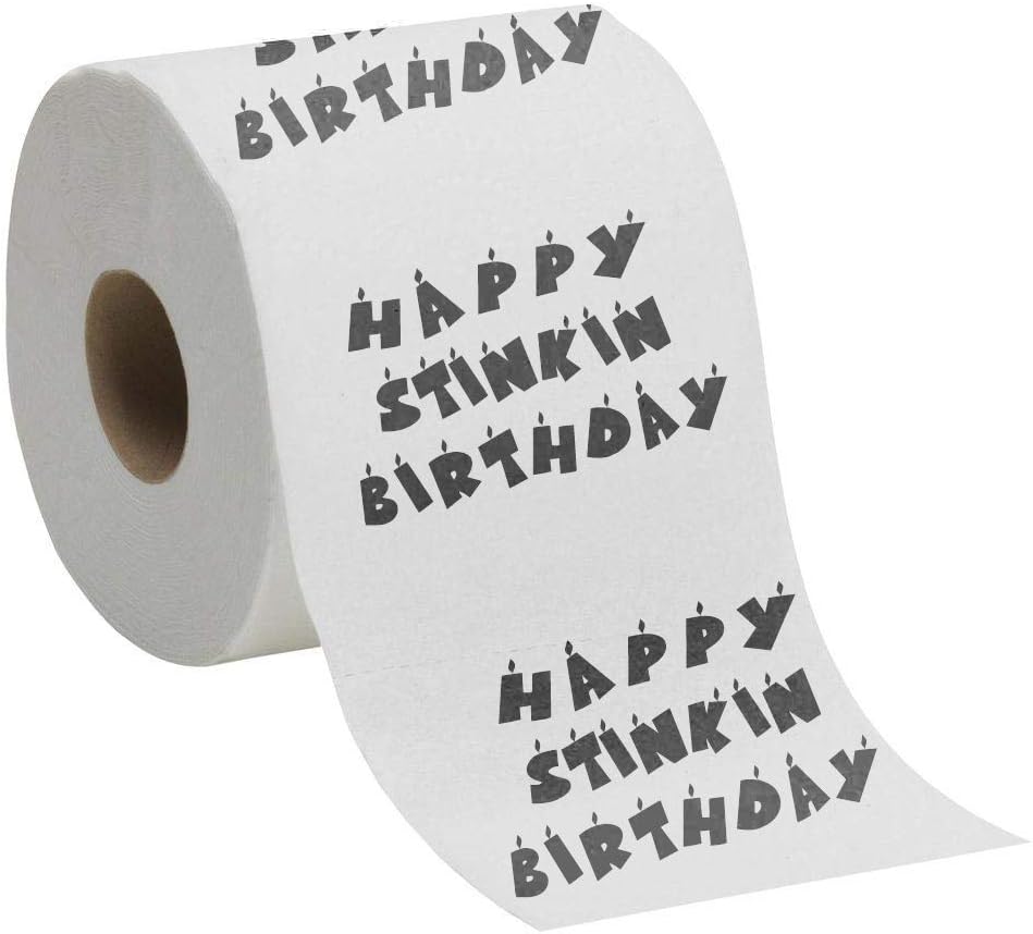 Happy Stinkin Birthday - Toilet Paper Gift -Novelty Birthday Present -Toilet Roll -Quirky Birthday