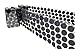 VViViD Hook 'N Loop 3/4 Inches Industrial Strength Black Adhesive 250 Dot Roll Pack