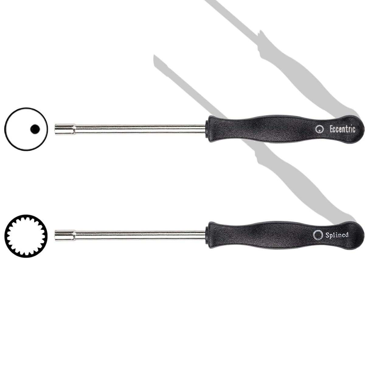 ZAMDOE Carburetor Adjustment Tool 21-Teeth Splined Screwdriver + Acircle Screwdriver for 2-Cycle Small Engine Chainsaw Trimmer Lawn Mower Edger Blower(2 Pack)