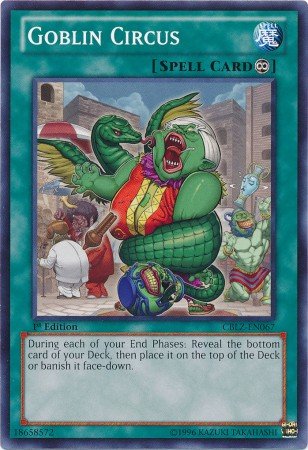Yu-Gi-Oh! - Goblin Circus (CBLZ-EN067) - Cosmo Blazer - 1st Edition - Common
