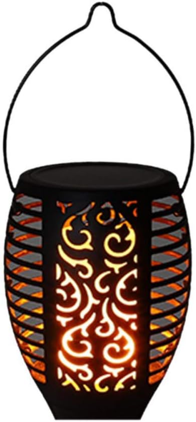 Homemust Solar Torch Lantern Hanging Lamp Waterproof for Outdoor Landscape Garden Pathway Decoration