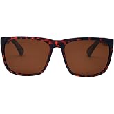 I-SEA Men's Wyatt Polarized Sunglasses - Square Sunglasses for Men, Mens Sunglasses with Scratch-Resistant Lenses, Trendy Sunglasses with Hand-Polished Frame - Tortoise Frame, Brown Polarized Lens