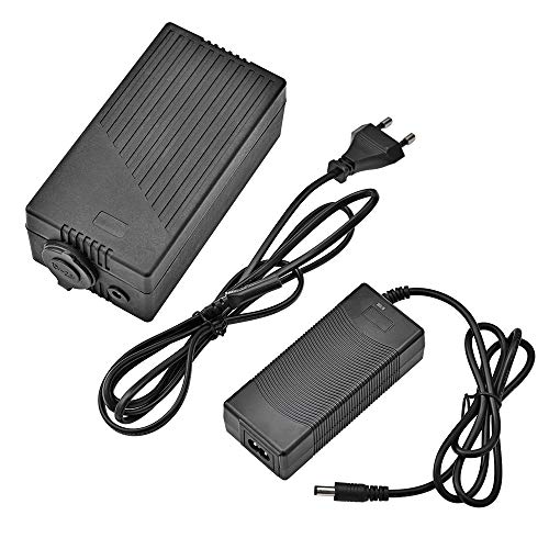 H HUKOER 10000mAh RechargeableLithium-ion Ba-ttery and DC-AC Car Inv-erter for All Oxy-gen Concen-trator ...