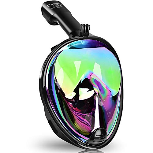 image for FEIYU CREATIVE Anti-UV Snorkel Mask Diving Mask for Adults & Kids, 180