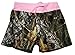 JLCK Mossy Oak Camo & Pink Girls Shorts Silky Polyester 4t-14