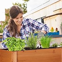 relaxdays Huerto Urbano, Arriate Alto, Jardinera Grande, Mesa ...