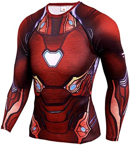 HIMIC E77C Super Hero Quick-Drying Elastic Sport Running T-Shirt