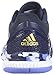 adidas Women's Crazyflight Bounce W Volleyball-Shoes, Mystery Ink/White/Ice Blue, 9 Medium US
