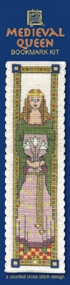Textile Heritage Collection Cross Stitch Bookmark Kit - Medieval Queen