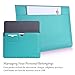 ProCase 9.7-10.5 Inch Wallet Sleeve Case for iPad 10.2 9th Gen 2021 & 8th Gen 2020, Air 3, iPad Pro 9.7