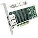 X540-T2 Converged Network Adapter Dual RJ45 with Both Brackets and Software CD, Intel X540-T2 equivalent. By TriMicro