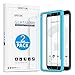 OMOTON Google Pixel 3 Screen Protector, Tempered Glass Screen Protector for Google Pixel 3 [5.5 Inch] with Guide Frame [Only Cover Display Area] [2 Pack]