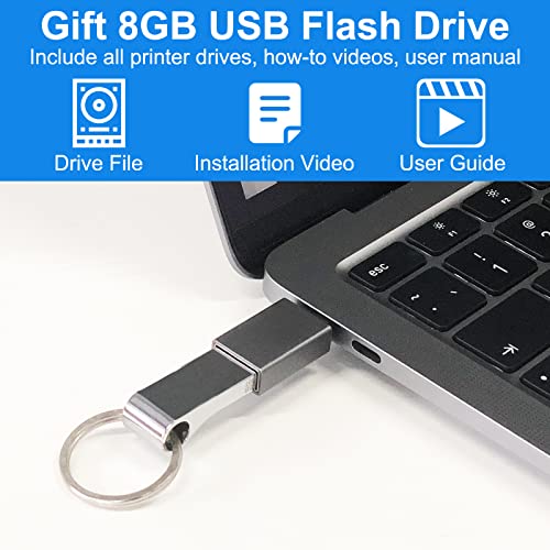 BESTEASY Thermal Label Printer,4x6 Shipping Label Printer High Speed