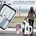 Steamer for Clothes Handheld Clothes Steamer Fast Heat-up Wrinkle Remover Clothes Garment Fabric Steamer Remove Wrinkles Steam Soften Clean Sanitize Sterilize Perfect for Travel Home