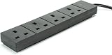Status 4 Socket Extension Lead 2m Black 13A Power Strip S4W2MBL1PK4 view 3