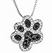 Chengxun Cute Dog Bear Paw Print Footprint Pendant Silver Chain Necklace for Women