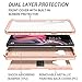 YOUMAKER Case for Galaxy Note 9, Full Body Heavy Duty Protection with Built-in Screen Protector Shockproof Rugged Cover for Samsung Galaxy Note 9 (2018) 6.4 inch - Rose Gold/Pink