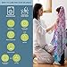 uideazone Women Mens Flannel Fleece Blanket Hoodie Wearable Super Soft Throw Blanket Hot Stamping Pattern Microfiber Fleece Throw for Sofa Couch Twin Size