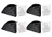 SenSci Bed Bug Detection Kit and Bed Bug Trap - 4 Pack - Volcano Bed Bug Monitor and Activ Bed Bug Lure