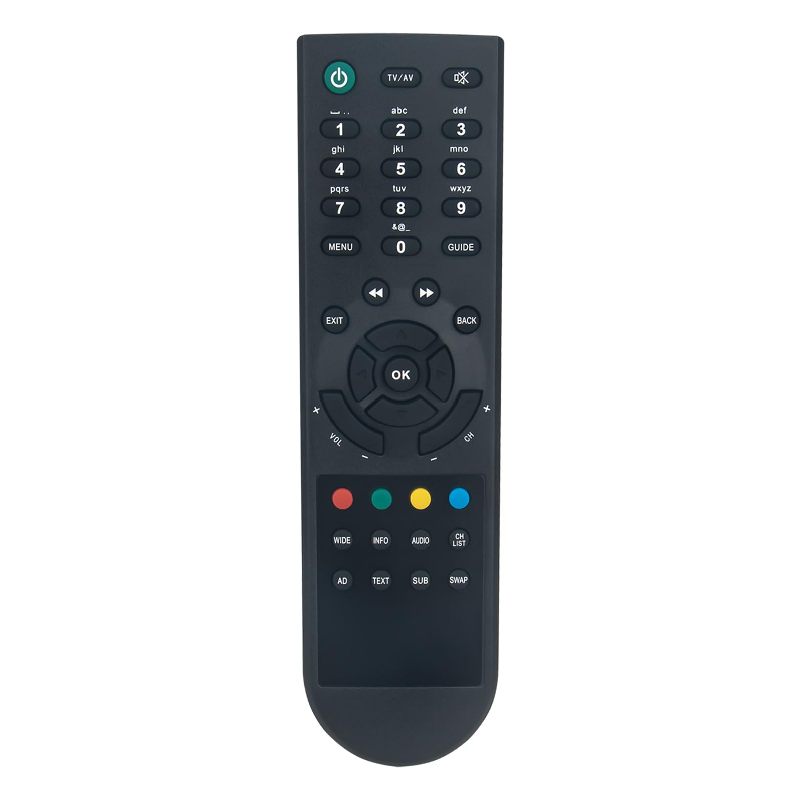 VINABTY Replacement TV Remote Control fit for Bush BFSAT02SD TV