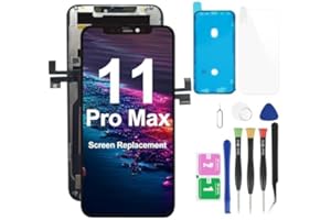 JQYDZH for iPhone 11 Pro Max Screen Replacement Retina 6.5" 3D Touch LCD Display Digitizer Assembly with Repair Tool Kits, Waterproof Tape, Screen Protector, Compatible with A2161, A2218, A2220(6.5 inch)