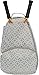LISH Advantage Tennis Racket Backpack - Women's Geometric Diamond Print Tennis Racquet Holder Bag (Grey)