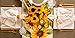 DII Table Top Décor Collection Spring & Summer Table Runner, 14x72, Rustic Sunflowers Print