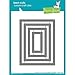 Lawn Fawn Lawn Cuts Craft Die - LF1442 Outside In Stitched Rectangle Stackables