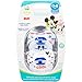 NUK Disney Baby Puller Pacifier, 0-6 Months, Mickey Mouse/Assorted Colors, 1 pk