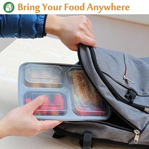 Reddit compares Enther Meal Prep Container 20 Pack 3 Compartments with