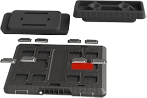 NyVoozy Feet Mounting System, Mounting Feet for Milwaukee Packout, Mounting Feet for Milwaukee Packout System (10, Black)
