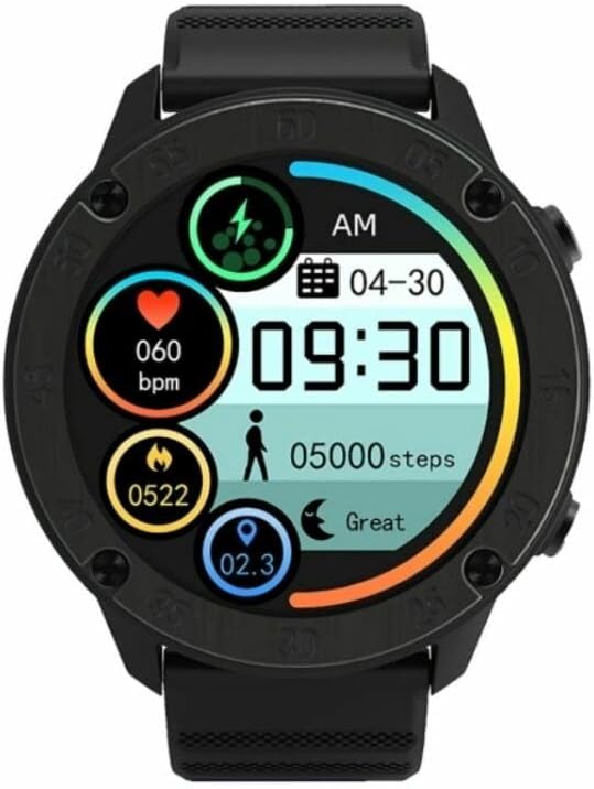 Blackview X5 Smartwatch Black IP68 Waterproof Heart Rate Sleep Monitor 10 Day