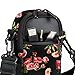 USA GEAR Compact Point and Shoot Camera Case Small Digital Camera Pouch with Accessory Pockets and Shoulder Strap - Compatible with Sony CyberShot, Canon G7X Mark iii, Nikon COOLPIX & More (Floral)