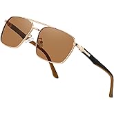 KIOYTLIK Sunglasses for Men Women Trendy Polarized Sunglasses UV400 Fashion SunGlasses Aviator Sunglasses for Driving Fishing