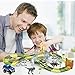 MIECOO Slot Car Race Track Sets Jurassic World Dinosaur Car Toys Create a Road with 192 Pieces Flexible Tracks, Perfect Birthday Christmas Children's Day Gift/Present for Boys Girls Toddlers Aged 3+