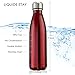 OUTERDO Water Bottle, Double Wall Vacuum Insulated Stainless Steel Water bottle - BPA Free Long Neck and Bullet Shape 17oz Ideal for Outdoor Sports Camping Hiking Cycling